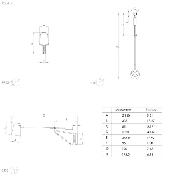 Eglo 900614 - Applique LORETO 1xE27/28W/230V