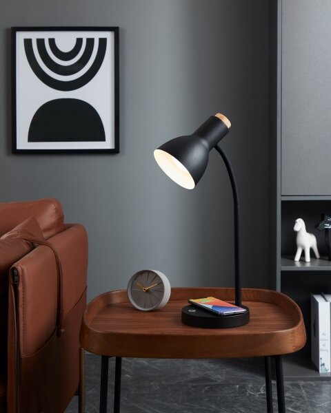 Eglo 900628- Lampada LED dimmerabile con ricarica wireless VERADAL LED/5,5W/230V