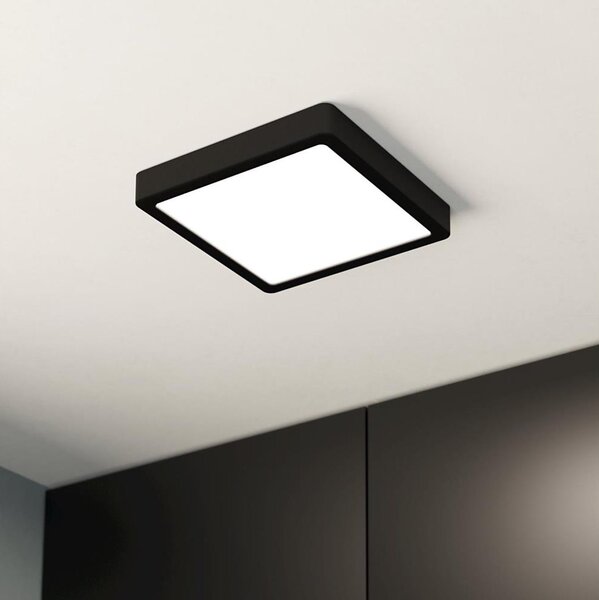 Eglo 900644 - Plafoniera LED per bagno FUEVA LED/17W/230V IP44 nero