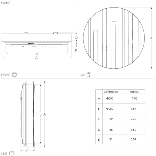 Eglo 900607 - Plafoniera LED FERENTINO LED/10W/230V diametro 28 cm