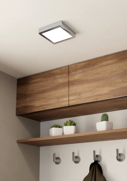 Eglo 900649 - Plafoniera LED da soffitto per bagno FUEVA LED/11W/230V IP44 cromo