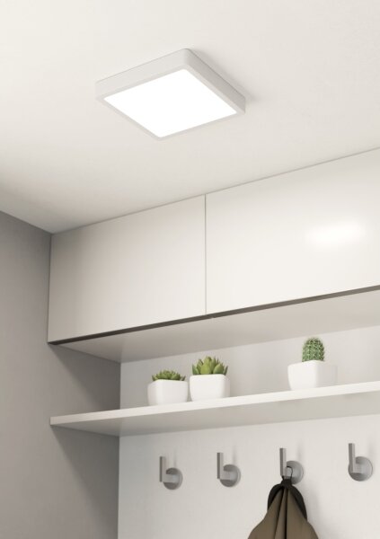 Eglo 900647 - Plafoniera LED da soffitto per bagno FUEVA LED/17W/230V IP44 bianca