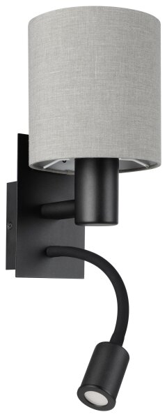 Eglo 900701 - Lampada LED flessibile PASTERI 1xE27/40W/230V + LED/3,8W marrone