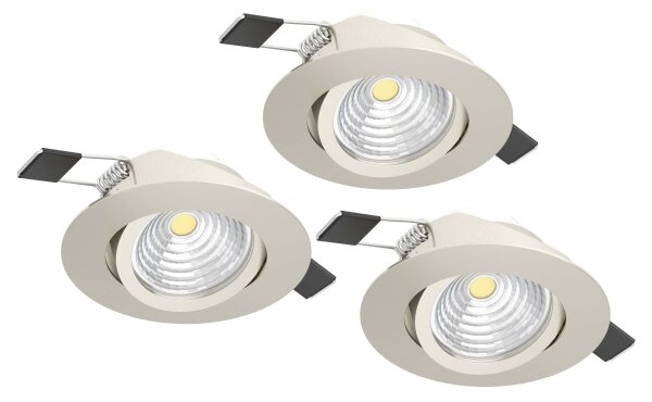 Eglo 900746 - SET 3xLED Lampada dimmerabile SALICETO 3xLED/6W/230V cromo