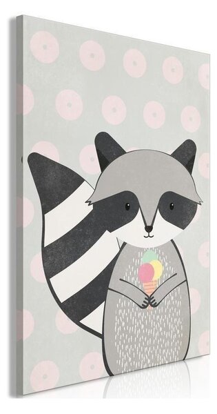 Quadro - Glutton Raccoon (1 Part) Vertical