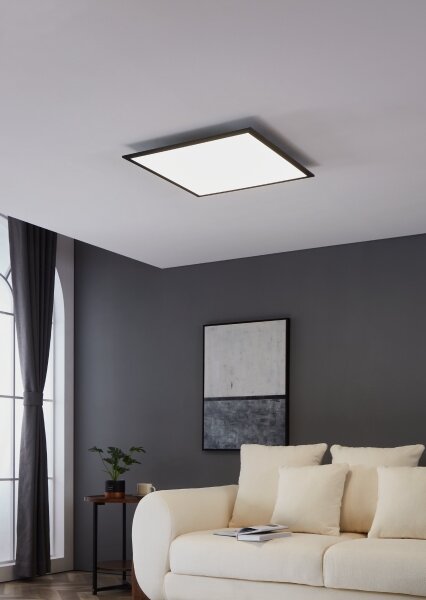 Eglo 900819 - Plafoniera LED SALOBRENA LED/33W/230V 60x60 cm nero