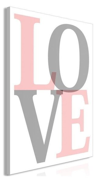 Quadro - Grey Love (1 Part) Vertical