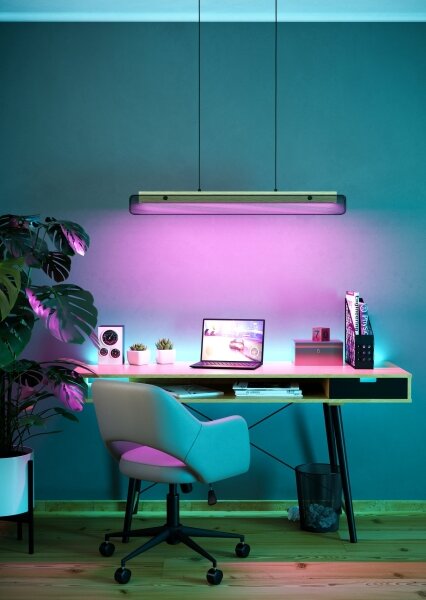 Eglo 900702 - LED RGBW Lampadario dimmerabile a sospensione con filo KOKOMO-Z LED/34W/230V