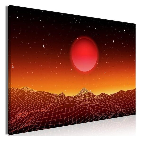 Quadro - Futuristic landscape (1 Part) Wide
