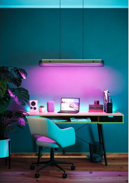 Eglo 900702 - LED RGBW Lampadario dimmerabile a sospensione con filo KOKOMO-Z LED/34W/230V