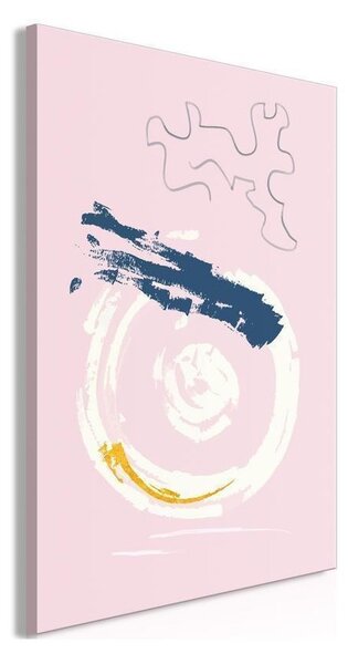 Quadro - Pink Accent (1 Part) Vertical