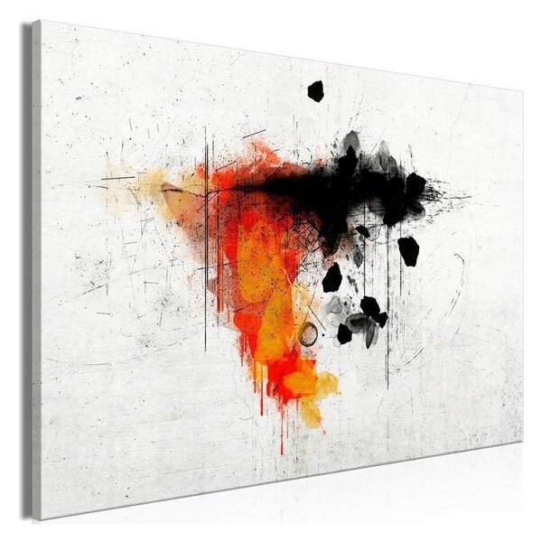 Quadro - Expression of Red (1 Part) Wide