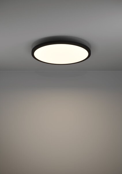 Eglo 900761-Plafoniera LED dimmerabile SARSINA-Z 33,5W/230V diametro 45 cm nero