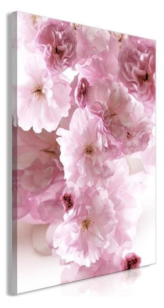 Quadro - Flowery Glamour (1-part) - Flower Petals in Shades of Pink