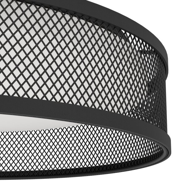 Eglo 900795 - Plafoniera LED LUPPINERIA LED/20W/230V nero