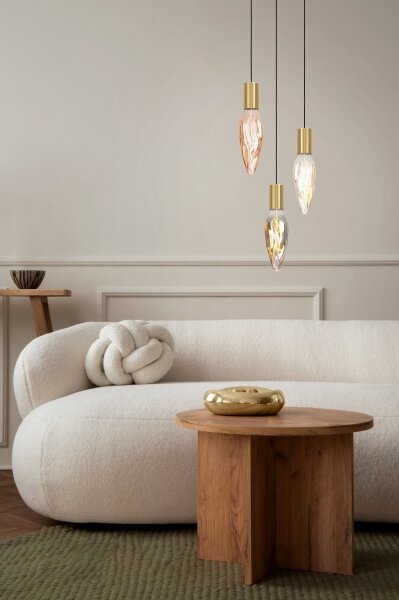 Eglo 900799 - Lampadario a sospensione con filo POZUETA 1xE27/40W/230V oro