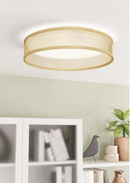 Eglo 900796 - Plafoniera LED LUPPINERIA LED/20W/230V oro