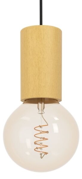Eglo 900801 - Lampadario a sospensione con filo POZUETA 1xE27/40W/230V marrone
