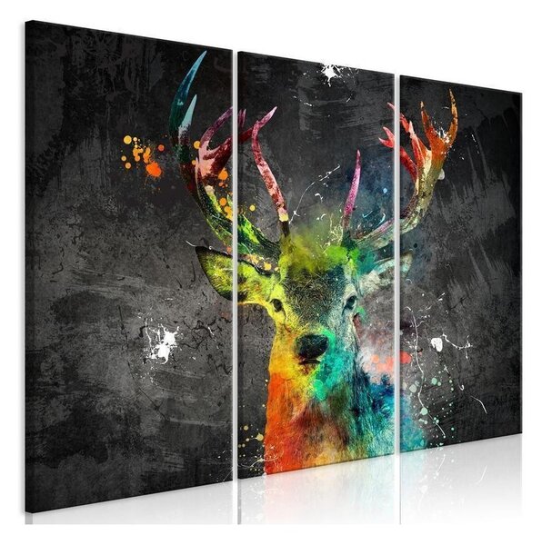 Quadro - Rainbow Deer (3 Parts)