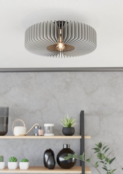 Eglo 900832 - Plafoniera PALOMBAIA 1xE27/40W/230V grigio