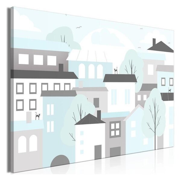 Quadro - Colorful Town (1 Part) Wide