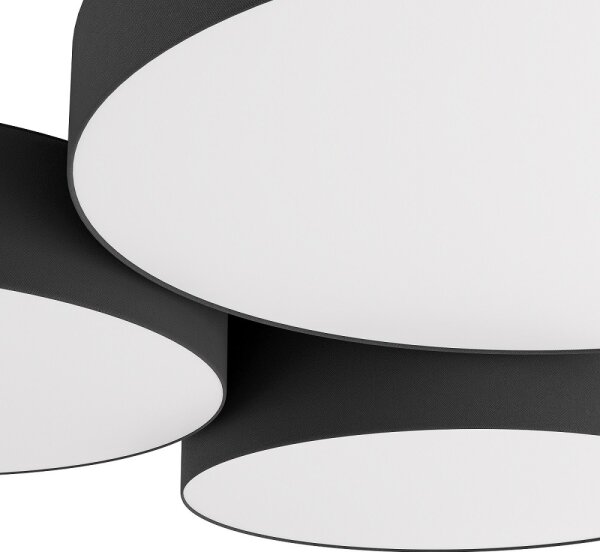Eglo 900853-LEDRGBW Plafoniera con dimmer BARBANO-Z 3xLED/7,5W/230V nero