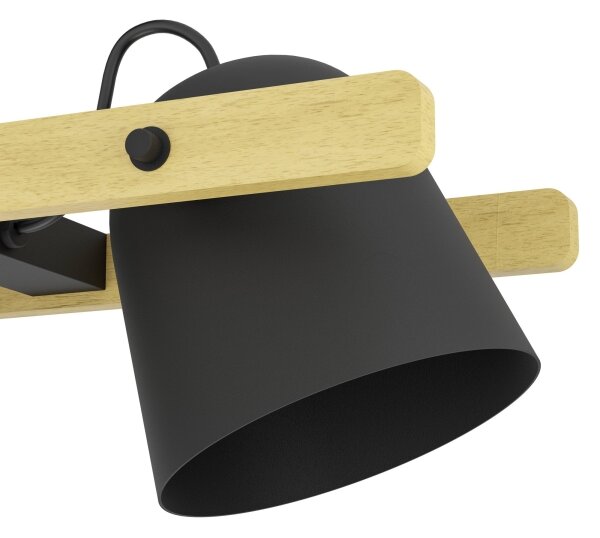 Eglo 900883 - LED RGBW Lampadario dimmerabile a sospensione con filo HORNWOOD-Z 4xLED/3,7W/230V