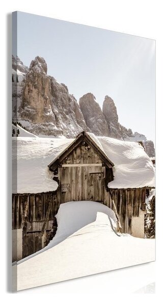 Quadro - Winter in the Dolomites (1 Part) Vertical