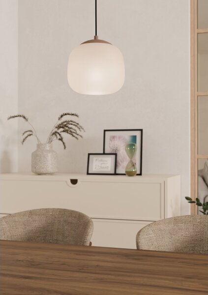 Eglo 900893 - Lampadario a sospensione con filo COMINIO 1xE27/40W/230V