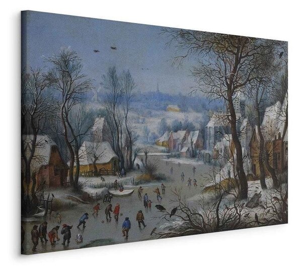 Quadro - Winter Landscape with a Bird Trap