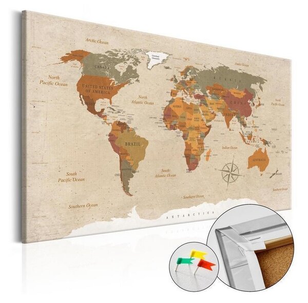 Quadro di sughero - Beige Chic