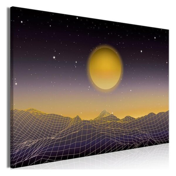 Quadro - Futuristic landscape 3 (1 Part) Wide