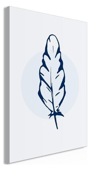 Quadro - Blue Feather (1 Part) Vertical