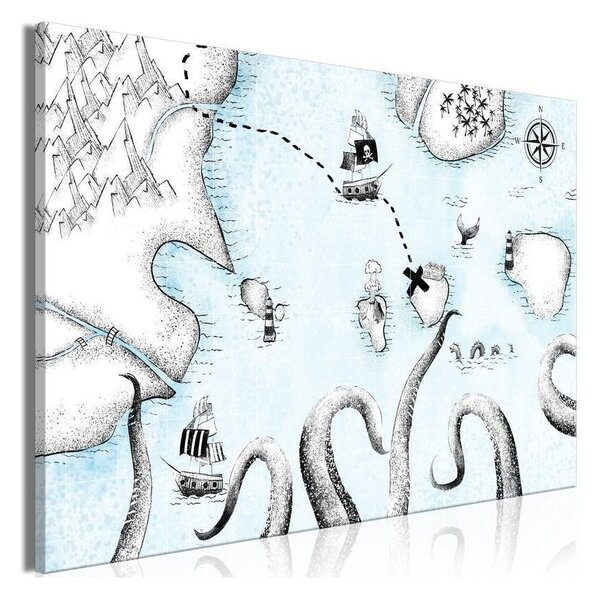 Quadro - Treasure Map (1 Part) Wide