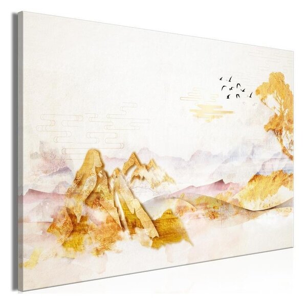 Quadro - Golden Mountains (1 Part) Wide
