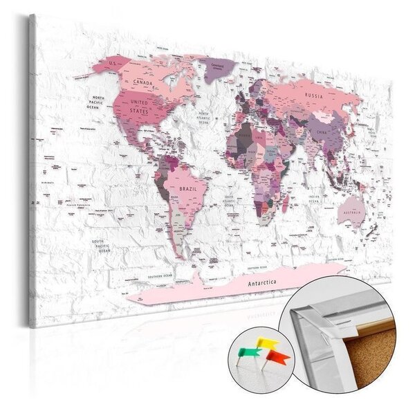 Quadro di sughero - Pink Frontiers