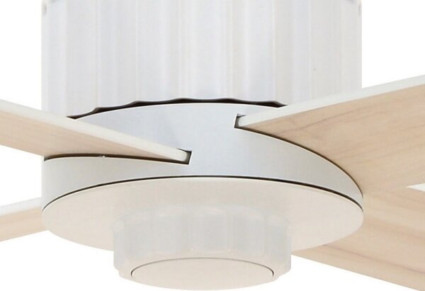 Lucci air 213171 - Plafoniera LED NEWPORT legno/bianco/beige + +TC