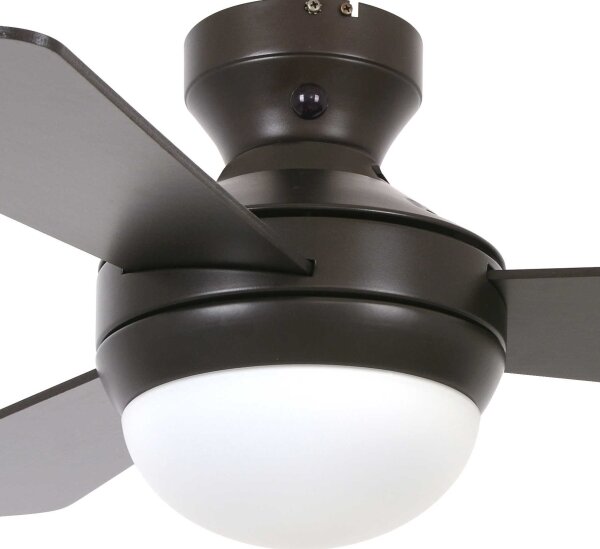 Lucci Air 512311 - Ventilatore da soffitto AIRLIE HUGGER 2xE27/15W/230V marrone + +TC
