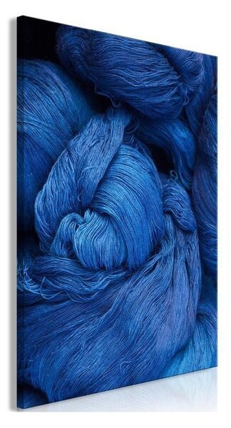 Quadro - Blue Worsted (1 Part) Vertical