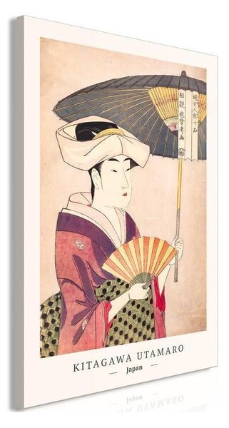 Quadro - Woman With an Umbrella (1 Part) Vertical