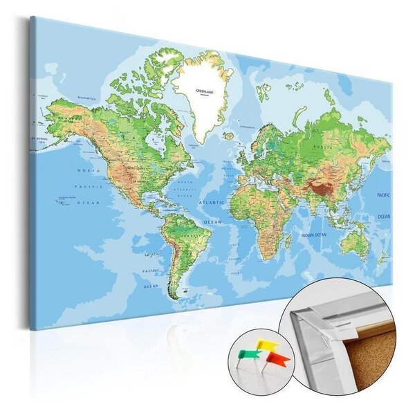 Quadro di sughero - World Geography