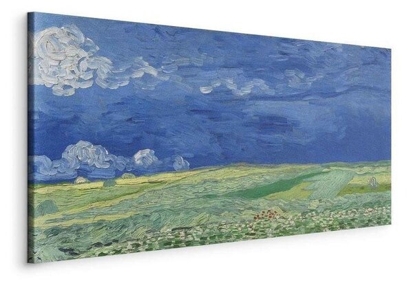 Quadro - Wheatfield under Thunderclouds