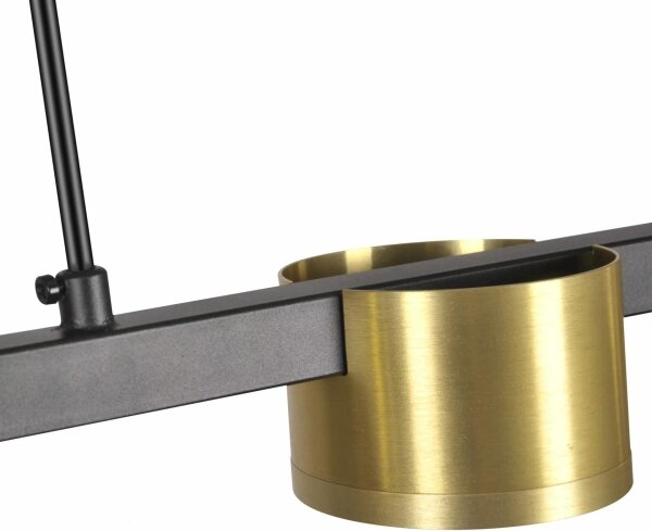 Lampadario LED a sospensione con filo MIRELLA 3xGX53/6W/230V oro/nero