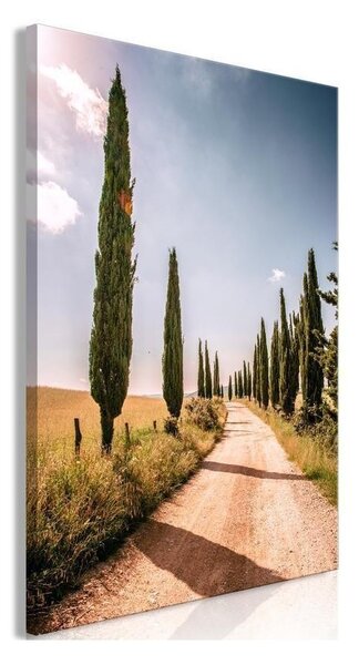 Quadro - Italian cypresses (1 Part) Vertical