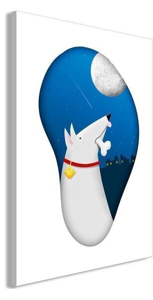 Quadro - Dog Dreams (1 Part) Vertical