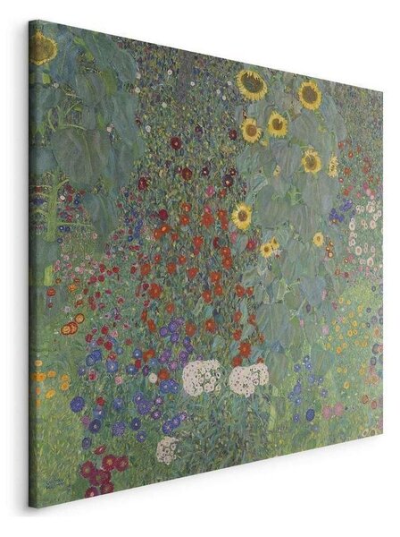 Quadro - Rural Garden With Sunflowers