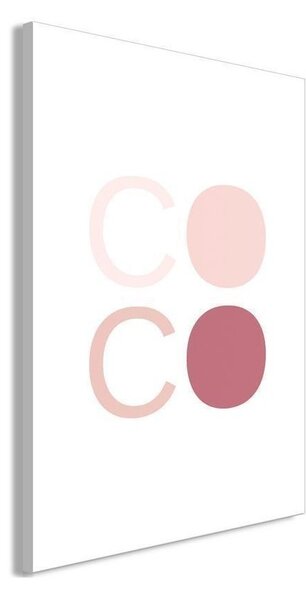 Quadro - Pink Coco (1 Part) Vertical