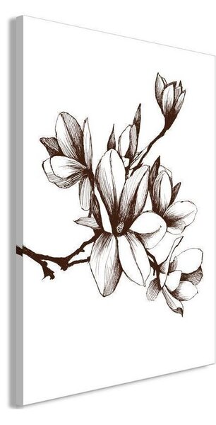 Quadro - Renaissance Magnolias (1 Part) Vertical
