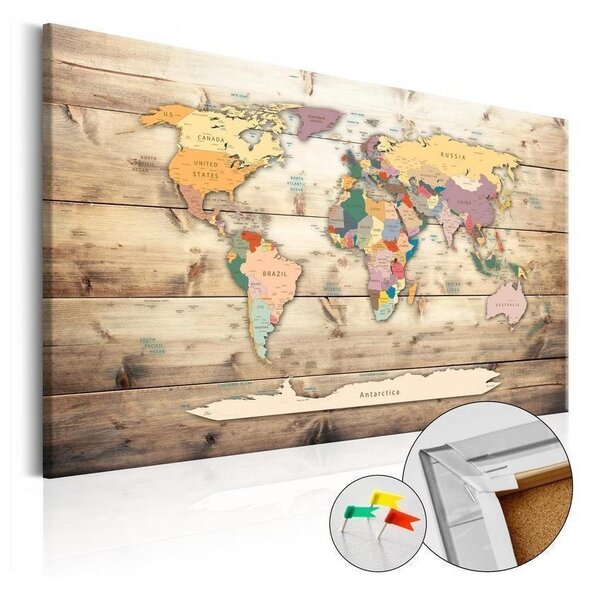 Quadro di sughero - The World at Your Fingertips