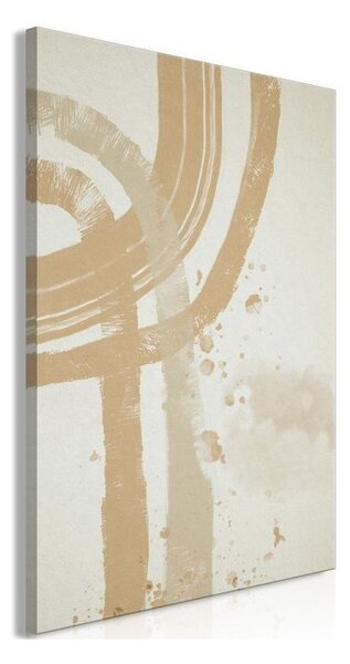 Quadro - Beige Minimalism (1 Part) Vertical